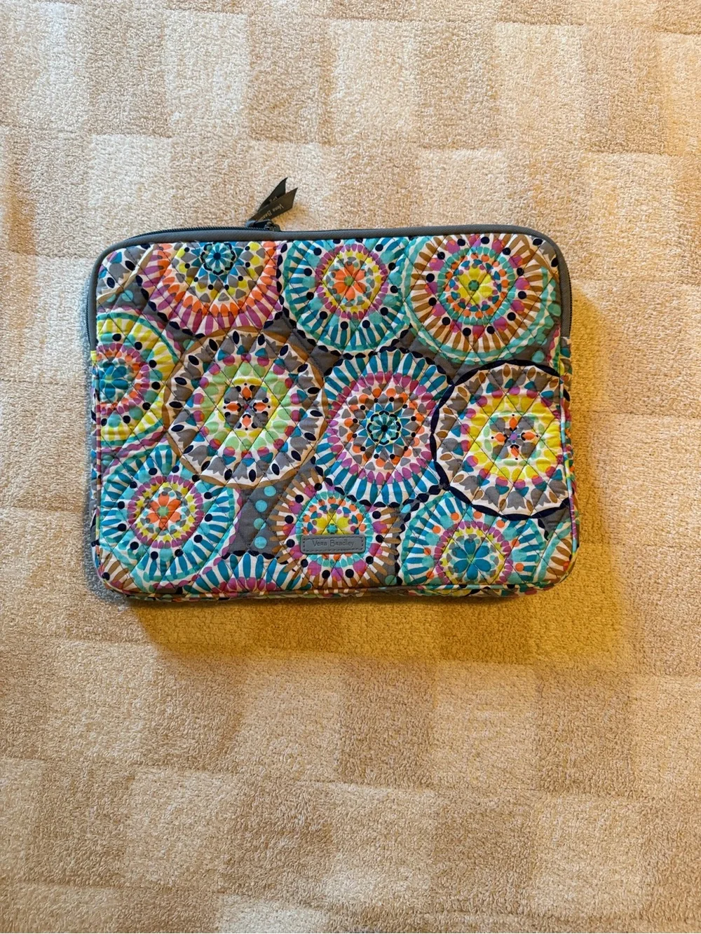 Vera Bradley Multicolor Medallion Quilted Tablet Sleeve